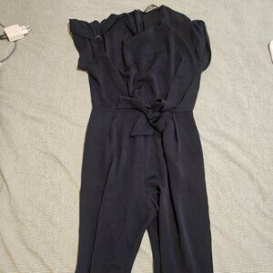 Zara navy jumpsuit